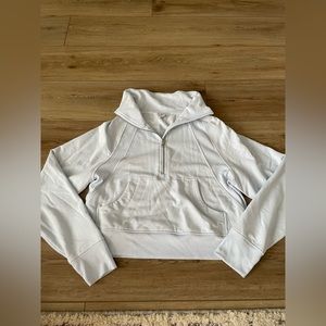 Baby blue quarter zip